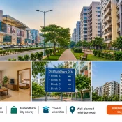 Bashundhara R/A short stay apartments near Bashundhara City, universities, and well-planned residential streets in Dhaka